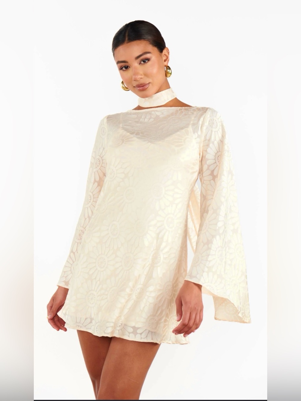 Show Me Your Mumu Sarah Mini Dress Cream Women’s Sz XS NWT - Picture 2 of 13